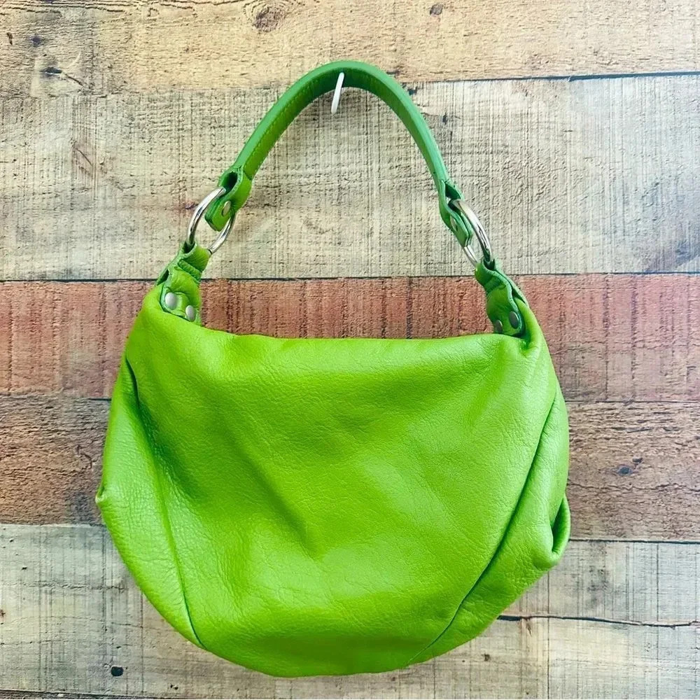 Coccinelle Leather Green Shoulder Bag
